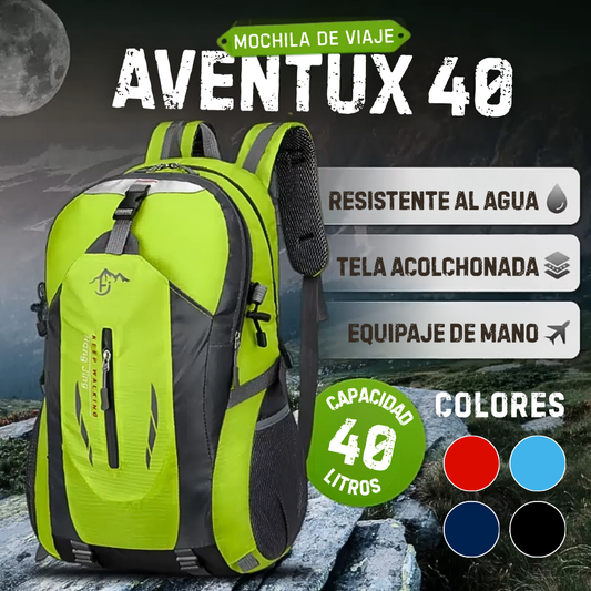 AVENTUX 40 | Mochila de Viaje y Senderismo de 40L Liviana NUEVO MODELO