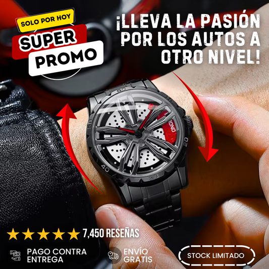 SpinTime | Reloj de Rin de Lujo - 50% De Descuento + Envío Gratis