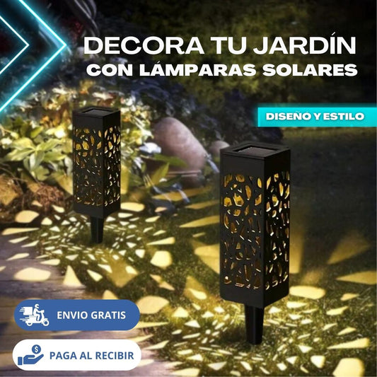 Juego 6 Luces Solares de Jardín