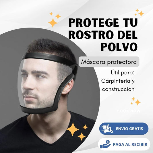 Máscara Protectora Multiusos Protege tus cara de los riesgos