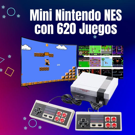 Mini Nintendo NES con 620 juegos