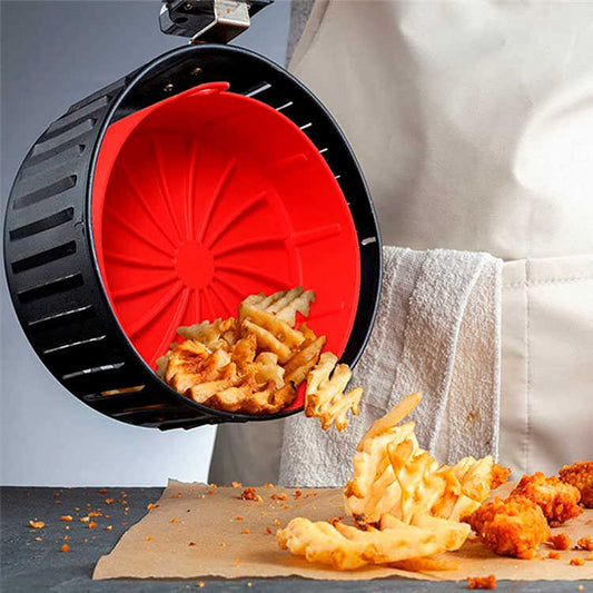 JUEGO DE 6 MOLDES DE SILICONA PREMIUM PARA AIR FRYER.