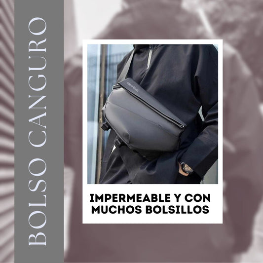 Bolso Canguro con Diseño Moderno