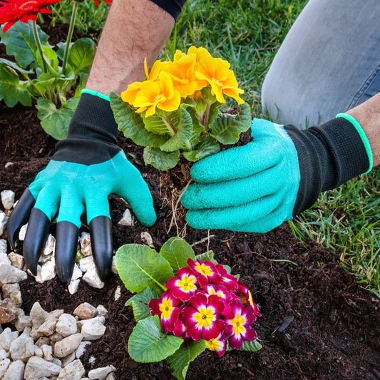 GUANTES DE JARDINERIA CON GARRAS promoción 2 Pares (4 unidades)