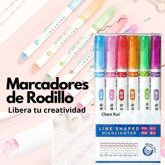Marcadores de rodillos decorativos