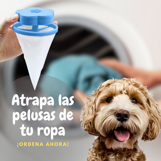 Filtro atrapa pelos para lavadora