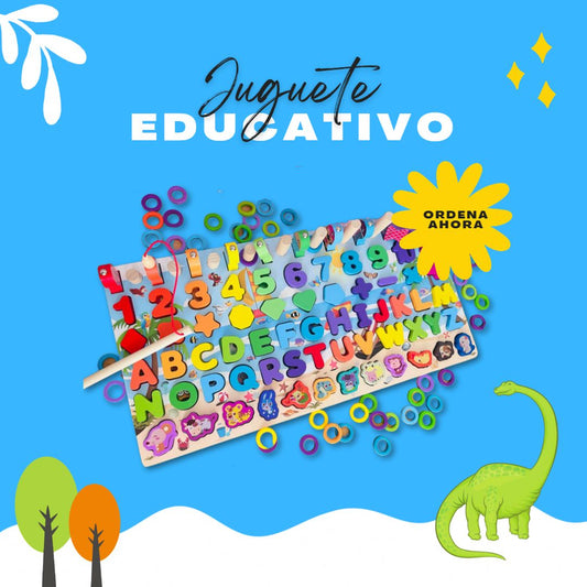Juguete educativo de madera montessori