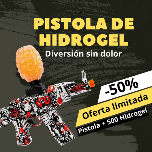 Pistola de Hidrogel Simple AK47+ 500 hidrogel