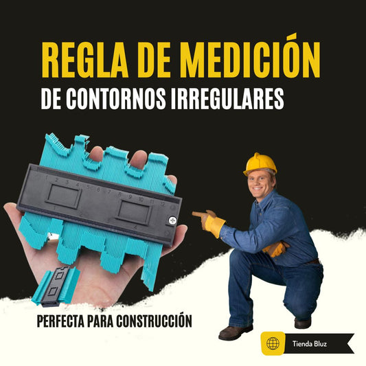 Regla medidora de contornos irregulares