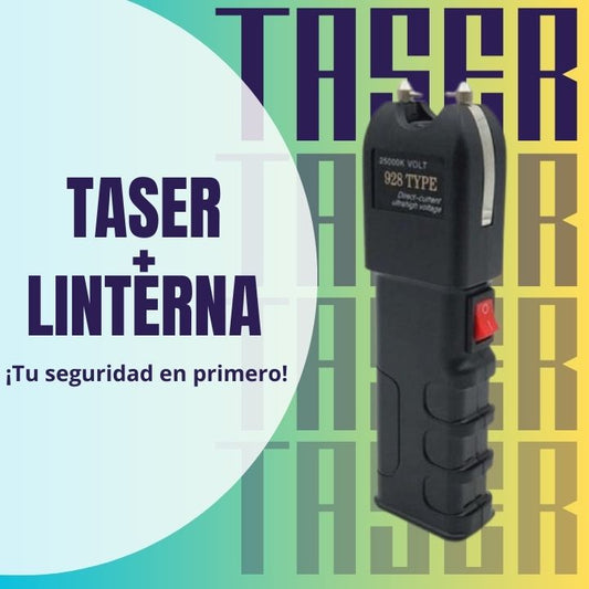 Taser con linterna