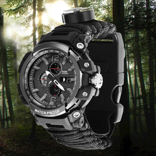 Reloj Táctico Militar 6 en 1 Negro